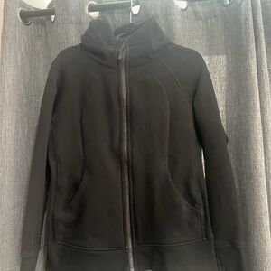 Black Zip-Up Hoodie